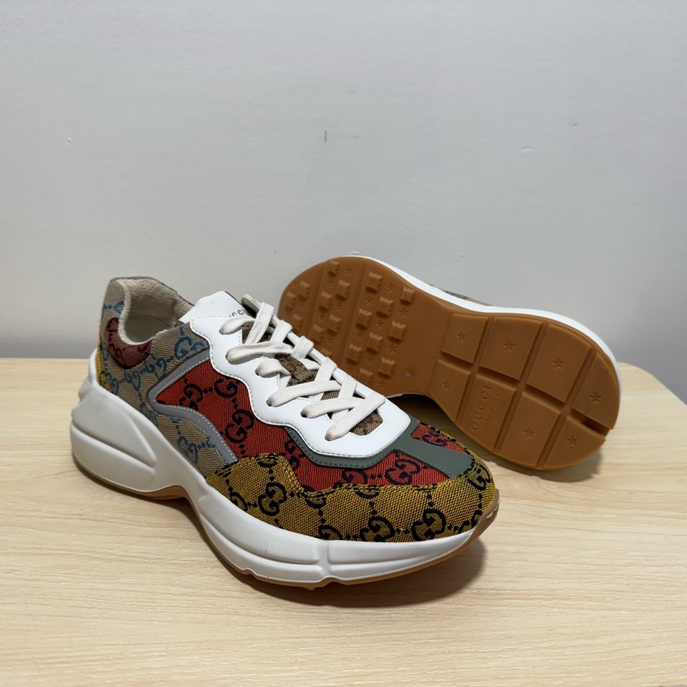 Gucci Rhyton Multi-color Sneakers - Picture 3 of 6